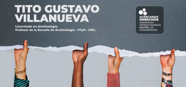 Tito Villanueva. “Acercando derechos: abordajes imprescindibles en(tre) las humanidades”.