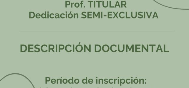 LLAMADO A CONCURSO