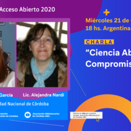Charla: Ciencia Abierta y Compromiso Social