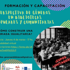 Perspectiva de Géneros en Bibliotecas Populares y Comunitarias