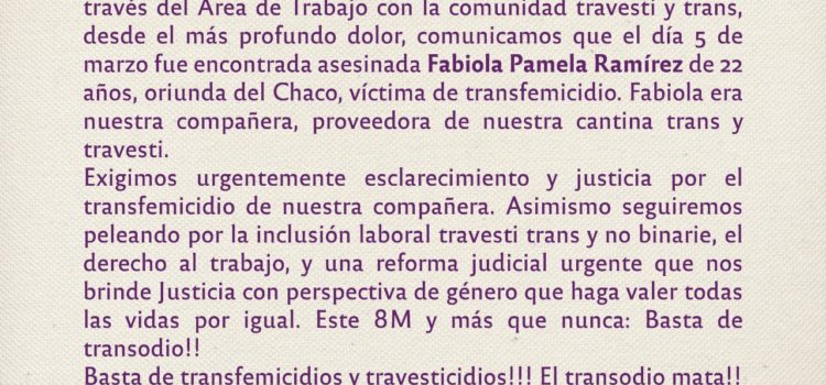 Justicia por Fabiola