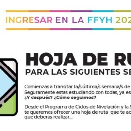 Hoja de ruta para Ingresantes 2021