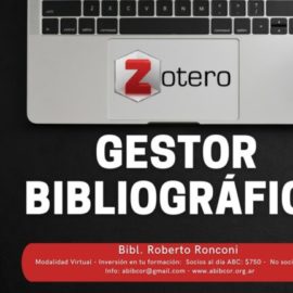 Curso – Taller: Gestor bibliográfico Zotero
