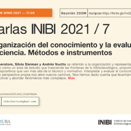 La organización del conocimiento y la evaluación de la ciencia. Metodología e instrumentos