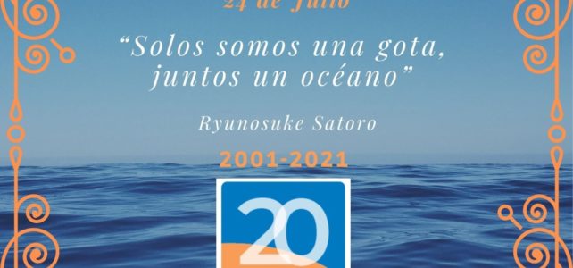24 de Julio 2021 Cumplimos 20 años de Cooperación 24 de Julio 2021 Cumplimos 20 años de Cooperación