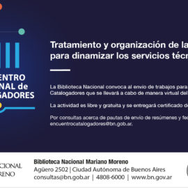 VIII Encuentro Nacional de Catalogadores