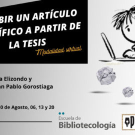 Taller: “Escribir un artículo científico a partir de la tesis”