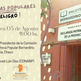 ¡Bibliotecas populares en peligro!