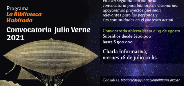 Convocatoria abierta – Julio Verne 2021 Convocatoria abierta – Julio Verne 2021