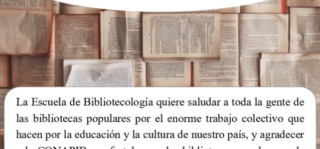 23 de Septiembre – Día de las Bibliotecas Populares 23 de Septiembre – Día de las Bibliotecas Populares