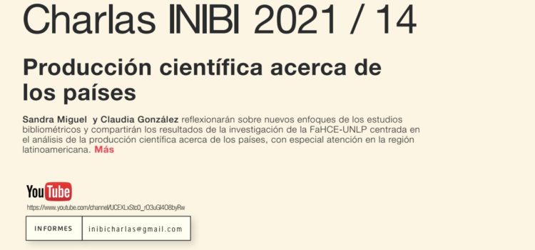 INIBI – Producción científica acerca de los países INIBI – Producción científica acerca de los países