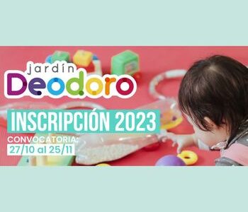 Jardín Deodoro – Convocatoria Ciclo Lectivo 2023 Jardín Deodoro – Convocatoria Ciclo Lectivo 2023