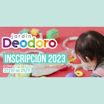 Jardín Deodoro – Convocatoria Ciclo Lectivo 2023 Jardín Deodoro – Convocatoria Ciclo Lectivo 2023