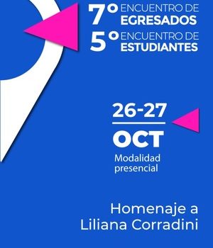 7° Encuentro de Egresados y 5° de Estudiantes de Bibliotecología – Inscripciones abiertas 7° Encuentro de Egresados y 5° de Estudiantes de Bibliotecología – Inscripciones abiertas