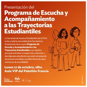 Presentación del Programa de Escucha y Acompañamiento a las Trayectorias Estudiantiles