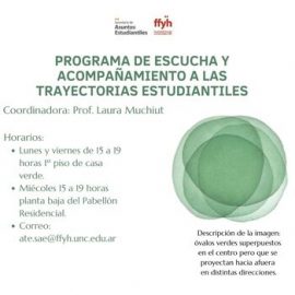 Programa de Escucha y Acompañamiento a las Trayectorias Estudiantiles