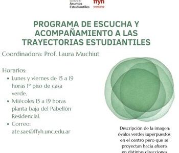 Programa de Escucha y Acompañamiento a las Trayectorias Estudiantiles Programa de Escucha y Acompañamiento a las Trayectorias Estudiantiles