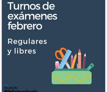 Turnos de exámenes febrero – Aulas asignadas