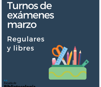 Turnos de exámenes marzo Turnos de exámenes marzo