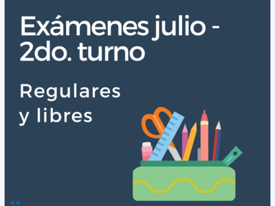Aulas asignadas – 2o. turno de exámenes julio Aulas asignadas – 2o. turno de exámenes julio