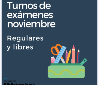 Turnos de examen de noviembre – Aulas asignadas