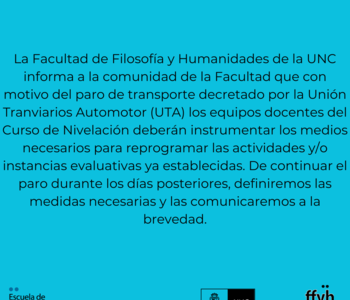 Paro de transporte UTA Paro de transporte UTA