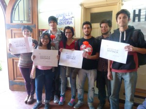 Mónica y Alumnos