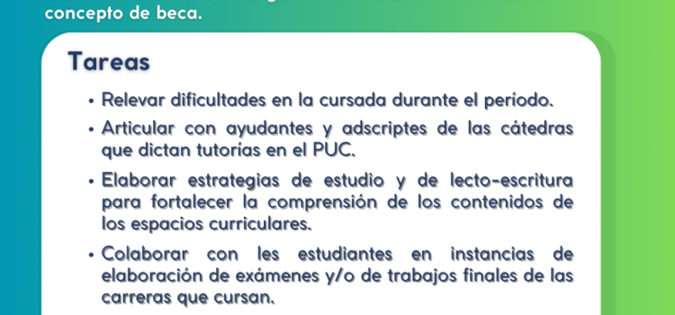 Atención egres: El PUC busca Tutores Atención egres: El PUC busca Tutores